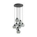 Lampa wisząca CUBUS grafit rozeta z szklanymi kloszami 10208 TK Lighting