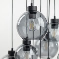 Lampa wisząca CUBUS grafit rozeta z szklanymi kloszami 10208 TK Lighting