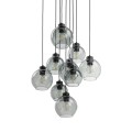 Lampa wisząca CUBUS grafit rozeta z szklanymi kloszami 10208 TK Lighting