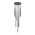 Lampa wisząca PIANO z kaskadowo zawieszonymi brązowymi kloszami 10110 TK Lighting