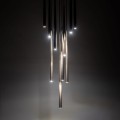 Lampa wisząca PIANO z kaskadowo zawieszonymi brązowymi kloszami 10110 TK Lighting