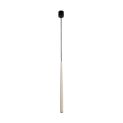 Lampa wisząca PIANO BLACK GOLD nad stolik kawowy rurka na G9 10116 TK Lighting