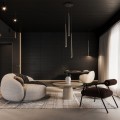 Lampa wisząca PIANO BLACK GOLD nad stolik kawowy rurka na G9 10116 TK Lighting