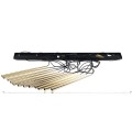 Lampa wisząca podłużna rozeta PIANO BLACK GOLD nad blat na G9 10119 TK Lighting