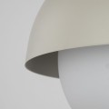 Lampa wisząca BONO BEIGE M klosz metal mleczne szkło 10274 TK Lighting