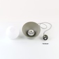 Lampa wisząca BONO BEIGE M klosz metal mleczne szkło 10274 TK Lighting