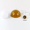 Lampa wisząca w stylu retro kulistym kloszem BONO OCHRA 10275 TK Lighting