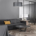 Lampa sufitowa okrągła 40cm RONDO grafitowa do salonu 4240 TK Lighting