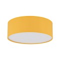 Plafon NICOLA żółty klosz tkanina Ø38cm na cztery żarówki E27 10154 TK Lighting