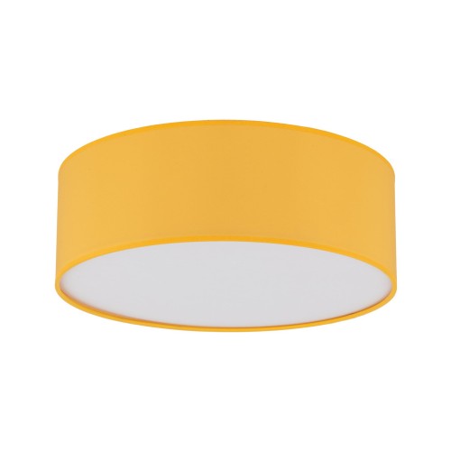 Plafon NICOLA żółty klosz tkanina Ø38cm na cztery żarówki E27 10154 TK Lighting