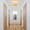 Plafon NICOLA żółty klosz tkanina Ø38cm na cztery żarówki E27 10154 TK Lighting