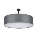 Lampa sufitowa RONDO gwint E27 moc 15W styl  klosz tkanina | chrom 4239 TK lighting
