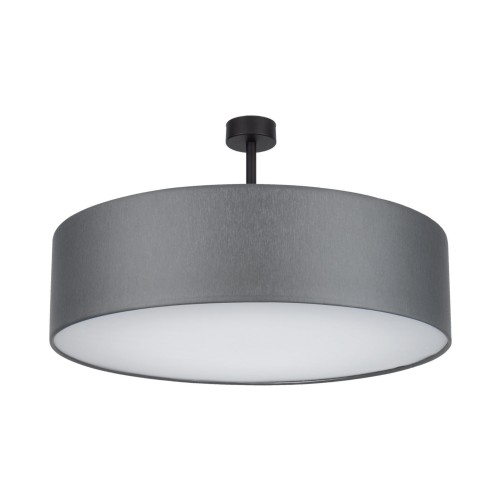 Lampa sufitowa RONDO gwint E27 moc 15W styl  klosz tkanina | chrom 4239 TK lighting