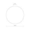 Kinkiet lampa ścienna LUNA WOOD DĄB Ø60 cm w nowoczesnym stylu, gwint G9 10 10098 TK Lighting