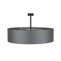 Lampa sufitowa RONDO gwint E27 moc 15W styl  klosz tkanina | chrom 4239 TK lighting