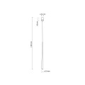 PIANO BLACK LAMPA WISZACA 1 10112 TK Lighting