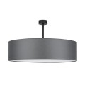 Lampa sufitowa RONDO gwint E27 moc 15W styl  klosz tkanina | chrom 4239 TK lighting