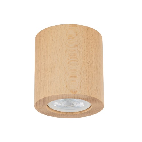 Spot tuba natynkowa EVE WOOD buk na źródło światła GU10 10121 TK Lighting