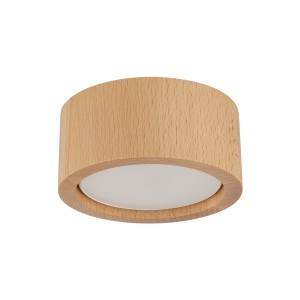 Spot lampa natynkowa EVE WOOD BUK na GX53 9,4cm średnicy 10123 TK Lighting