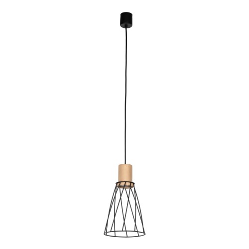 Lampa wisząca pojedyncza MODESTO z drucianym kloszem na GU10 10155 TK Lighting