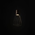 Lampa wisząca pojedyncza MODESTO z drucianym kloszem na GU10 10155 TK Lighting