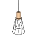 Lampa wisząca pojedyncza MODESTO z drucianym kloszem na GU10 10155 TK Lighting