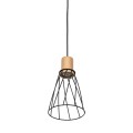 Lampa wisząca pojedyncza MODESTO z drucianym kloszem na GU10 10155 TK Lighting