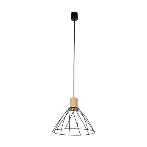 Zwis lampa wisząca czarna MODESTO styl retro na GU10 10156 TK Lighting
