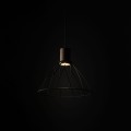 Zwis lampa wisząca czarna MODESTO styl retro na GU10 10156 TK Lighting