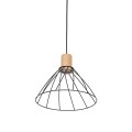 Zwis lampa wisząca czarna MODESTO styl retro na GU10 10156 TK Lighting