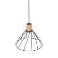 Zwis lampa wisząca czarna MODESTO styl retro na GU10 10156 TK Lighting