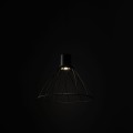 Lampa wisząca MODESTO BLACK pojedyncza z drucianym kloszem GU10 10160 TK Lighting