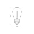 Żarówka LED E27 1W 3000K barwa ciepła 18078 TK Lighting