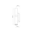 LAGOS BLACK KINKIET 2 10184 TK Lighting