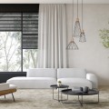 Lampa wisząca potrójna MODESTO WOOD SOSNA okrągła rozeta 10188 TK Lighting