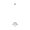 Lampa wisząca BONO BEIGE szklany biały klosz skandynawaki styl 10205 TK Lighting