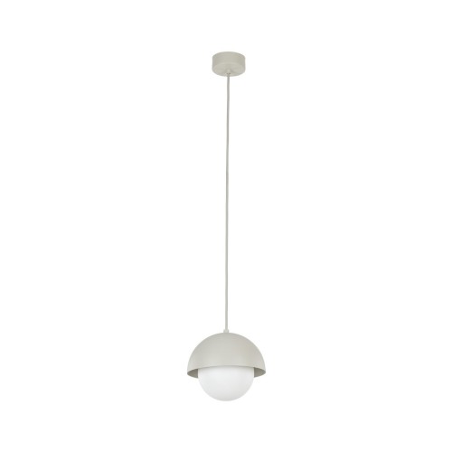 Lampa wisząca BONO BEIGE szklany biały klosz skandynawaki styl 10205 TK Lighting