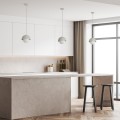 Lampa wisząca BONO BEIGE szklany biały klosz skandynawaki styl 10205 TK Lighting