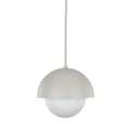 Lampa wisząca BONO BEIGE szklany biały klosz skandynawaki styl 10205 TK Lighting