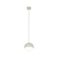Lampa wisząca BONO BEIGE szklany biały klosz skandynawaki styl 10205 TK Lighting