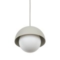 Lampa wisząca BONO BEIGE szklany biały klosz skandynawaki styl 10205 TK Lighting
