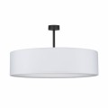 Lampa sufitowa RONDO gwint E27 moc 15W styl nowoczesny klosz tkanina | chrom 4242 TK lighting