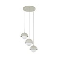Lampa wisząca na rozecie BONO BEIGE na G9 szklane klosze 10206 TK Lighting
