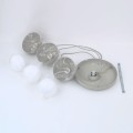 Lampa wisząca na rozecie BONO BEIGE na G9 szklane klosze 10206 TK Lighting