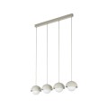 Lampa wisząca z czterema zwisami na listwie BONO BEIGE na G9 10213 TK Lighting