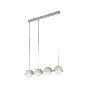 Lampa wisząca z czterema zwisami na listwie BONO BEIGE na G9 10213 TK Lighting