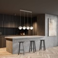 Lampa wisząca z czterema zwisami na listwie BONO BEIGE na G9 10213 TK Lighting