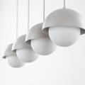 Lampa wisząca z czterema zwisami na listwie BONO BEIGE na G9 10213 TK Lighting