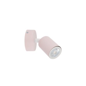 Lampa sufitowa/ścienna z regulowanym reflektorkiem GU10 LIVIA różowa 10219