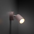 Lampa sufitowa/ścienna z regulowanym reflektorkiem GU10 LIVIA różowa 10219